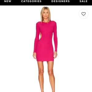 Lovers + Friends Pink Cocktail Dress. Worn 1 time. Like new.